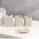 Ceramic Bathroom Set - 4 Pcs